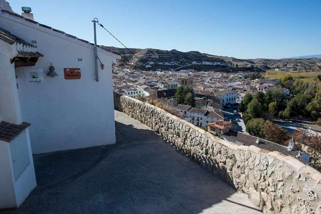 Casas Cueva El Mirador De Galera Pensionat Exteriör bild